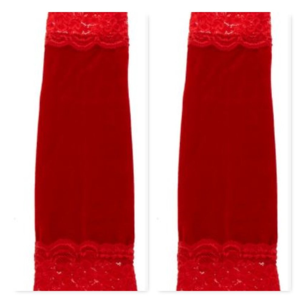 Icing Velvet Arm Warmers